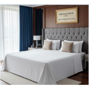 Otel çarşafı Tek kişilik 200x280cm 59 pamuk polyester tel akfil kumaş